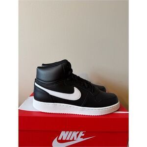 Nike Ebernon Mid Black White AQ1773-002 Men’s Size 13